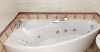 Установка угловой ванны в таре - профессиональный монтаж от СантехДомТар от 3080 рублей